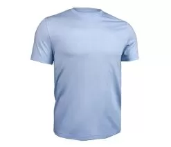 2UNDR All Day Crew Tee (M) (Heathered Light Blue)