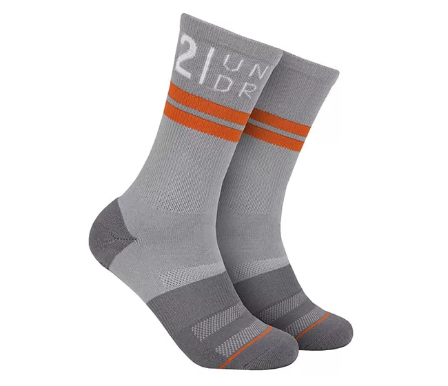 2UNDR Sport Crew Sock (Grey) 3 2UNDR Sport Crew Sock (Grey)