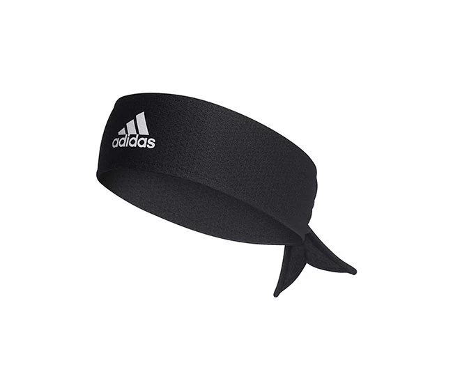 Adidas Tennis Aeroready Tie Band (Black) 3 Adidas Tennis Aeroready Tie Band (Black)