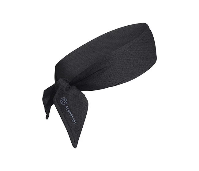 Adidas Tennis Aeroready Tie Band (Black) 4 Adidas Tennis Aeroready Tie Band (Black) - Image 2