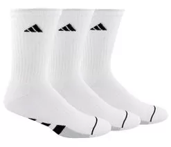 Adidas Men's Cushioned Crew (3x) (White)