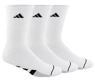 Adidas Men's Cushioned Crew (3x) (White) 3 Adidas Men's Cushioned Crew (3x) (White)