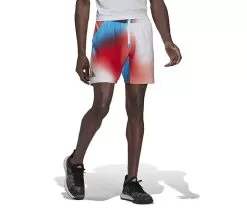 Adidas Melbourne Printed 7" Short (M) (White/Red)