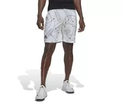 Adidas Club Graphic 9" Short (M) (White)