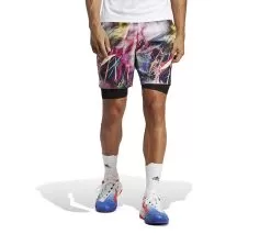 Adidas Melbourne Ergo Printed 7" Short (M) (Multicolor)