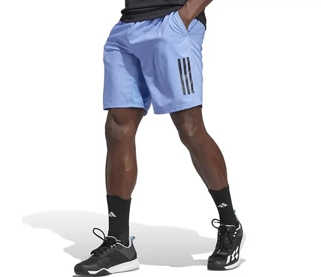 Adidas Club 3 Stripe 9" Short (M) (Blue Fusion) 3 Adidas Club 3 Stripe 9" Short (M) (Blue Fusion)
