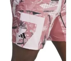 Adidas Club Graphic 7" Short (M) (Clear Pink) -Pickleball Shop CAMH8K PNK 3