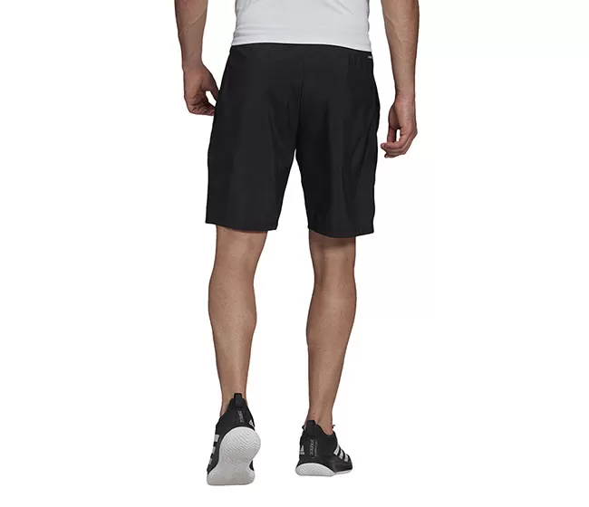 Adidas Club 3 Stripe Short 9" (M) (Black) 5 Adidas Club 3 Stripe Short 9" (M) (Black) - Image 3