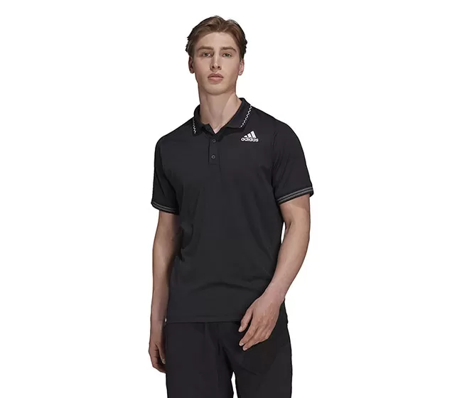 Adidas Freelift Primeblue Polo (M) (Black) 3 Adidas Freelift Primeblue Polo (M) (Black)