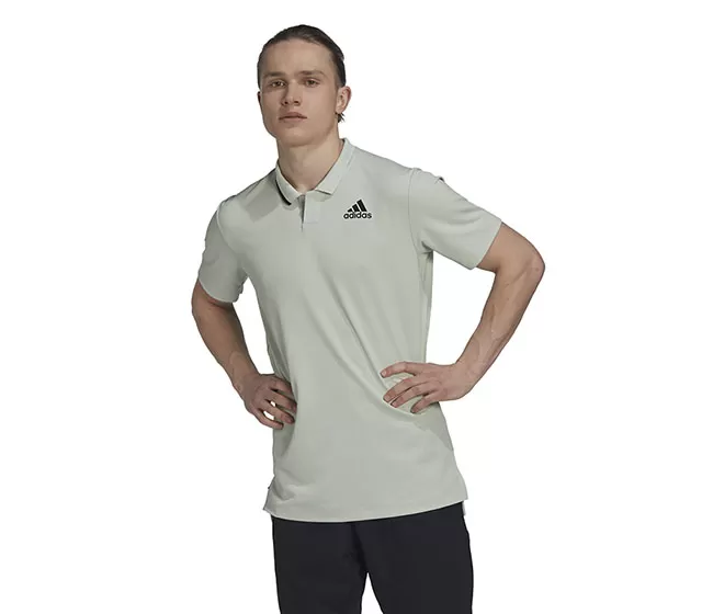 Adidas US Series Polo (M) (Linen Green) 3 Adidas US Series Polo (M) (Linen Green)