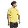 Adidas Club 3 Stripe Polo (M) (Bold Gold)