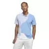 Adidas Clubhouse Color Block Polo (M) (Blue Dawn) -Pickleball Shop CAMP7G BLU 1