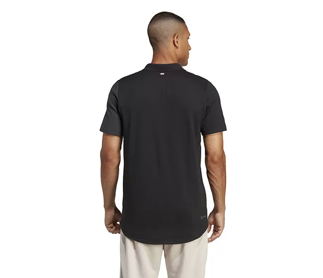 Adidas Clubhouse Color Block Polo (M) (Black/Carbon) 4 Adidas Clubhouse Color Block Polo (M) (Black/Carbon) - Image 2