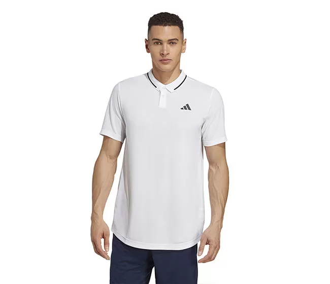 Adidas Club Pique Polo (M) (White) 3 Adidas Club Pique Polo (M) (White)