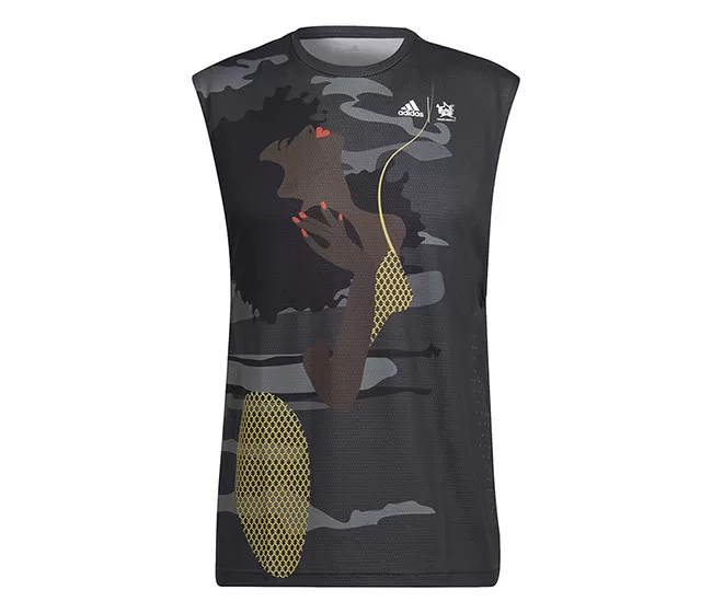 Adidas New York Unitefit Sleeveless Tee (U) (Carbon) 3 Adidas New York Unitefit Sleeveless Tee (U) (Carbon)