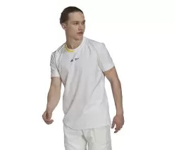 Adidas London Stretch Woven Tee (M) (White)