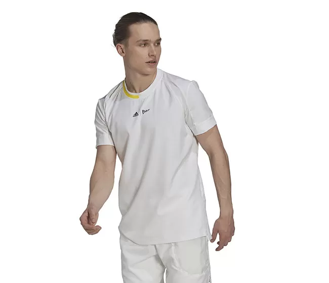 Adidas London Stretch Woven Tee (M) (White) 3 Adidas London Stretch Woven Tee (M) (White)