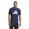 Adidas Train Essentials Feel Ready Logo Tee (M) (Dark Blue) -Pickleball Shop CAMT8O NVY 1