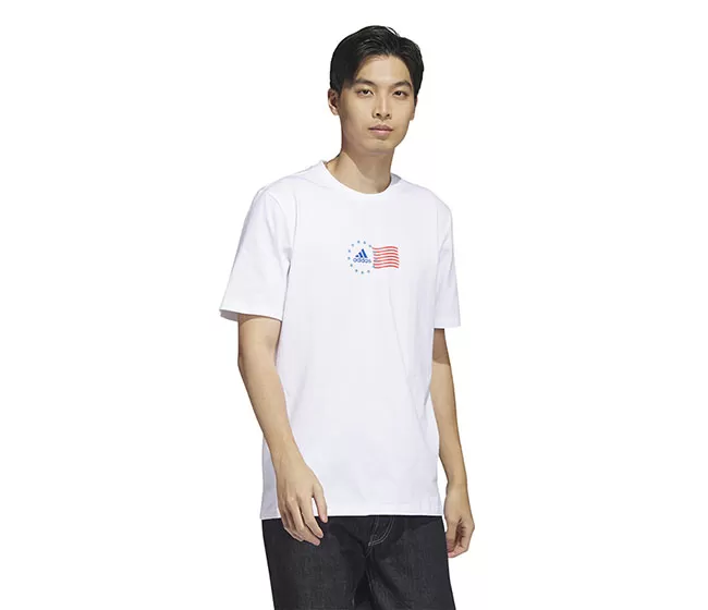 Adidas Americana BOS Graphic Tee (M) (White) 3 Adidas Americana BOS Graphic Tee (M) (White)