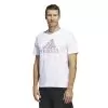 Adidas Americana Graphic Tee (M) (White) -Pickleball Shop CAMT8U WHT 1