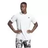 Adidas Club 3 Stripe Tee (M) (White) -Pickleball Shop CAMT9F WHT 1