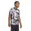 Adidas Club Graphic Tee (M) (White/Black) -Pickleball Shop CAMT9J WHT 1