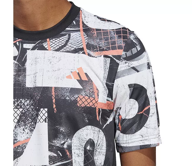 Adidas Club Graphic Tee (M) (White/Black) 5 Adidas Club Graphic Tee (M) (White/Black) - Image 3