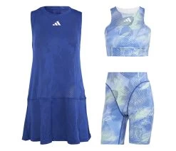 Adidas Melbourne Dress (W) (Victory Blue) -Pickleball Shop CAWD71 BLU 3