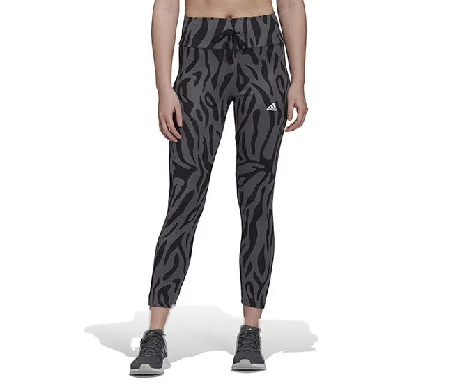 Adidas Tiger Print 7/8 Tight (W) (Grey) 3 Adidas Tiger Print 7/8 Tight (W) (Grey)