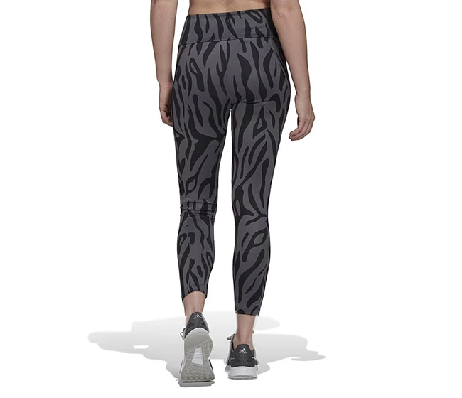 Adidas Tiger Print 7/8 Tight (W) (Grey) 4 Adidas Tiger Print 7/8 Tight (W) (Grey) - Image 2