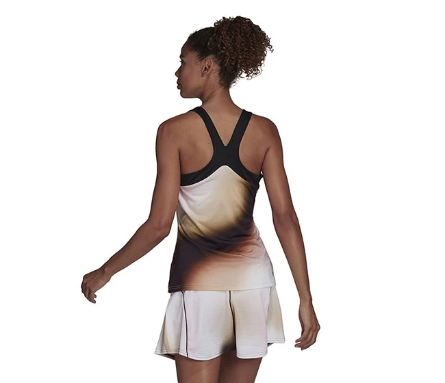 Adidas Melbourne Y-Tank (W) (White/Black) 4 Adidas Melbourne Y-Tank (W) (White/Black) - Image 2