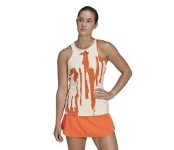 Adidas New York Y-Tank (W) (Peach/Orange)