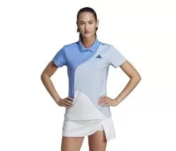 Adidas Premium Clubhouse Pique Polo (W) (Blue Fusion)