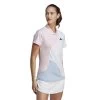 Adidas Premium Clubhouse Pique Polo (W) (Clear Pink) -Pickleball Shop CAWP31 PNK 1