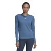 Adidas Freelift Long Sleeve Top (W) (Blue) -Pickleball Shop CAWTMK BLU 1