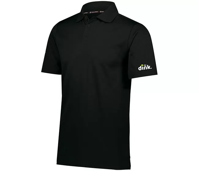 The Dink Prism Polo (M) Black 3 The Dink Prism Polo (M) Black