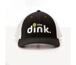 The Dink Trucker Flexfit Cap (U) (Black/White)