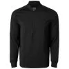 FILA Essentials Quarter Zip Pullover (M) (Black) 1 FILA Essentials Quarter Zip Pullover (M) (Black) -Pickleball Shop CFMJ22 BLK 1