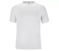 FILA Essentials Heathered Mesh Crew (M) (White)