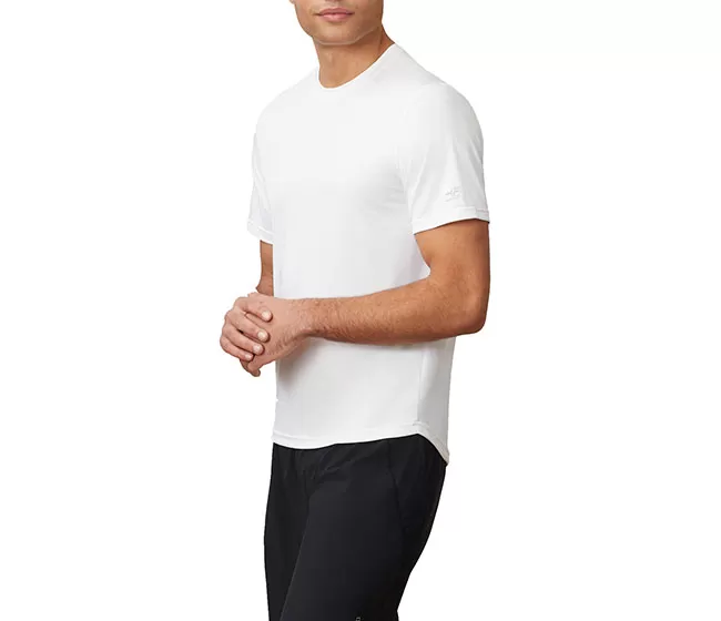 FILA Pickleball Scallop Hem Heather Crew (M) (White) 3 FILA Pickleball Scallop Hem Heather Crew (M) (White)