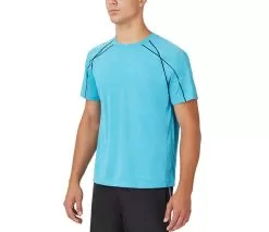 FILA Pickleball Short Sleeve Crew (M) (Turquoise)