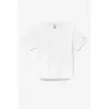 FILA Pickleball Scallop Hem Heathered Tee (M) (White) -Pickleball Shop CFPMTC WHT