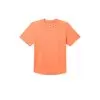 FILA Pickleball Scallop Hem Heathered Tee (M) (Orange)