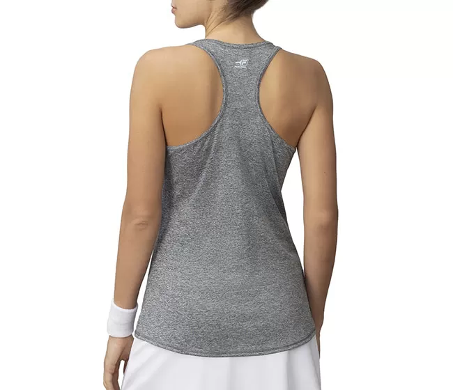 FILA Pickleball Racerback Tank (W) (Grey) 4 FILA Pickleball Racerback Tank (W) (Grey) - Image 2