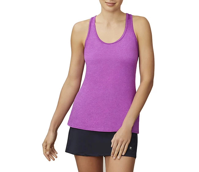 FILA Pickleball Racerback Tank (W) (Purple) 3 FILA Pickleball Racerback Tank (W) (Purple)
