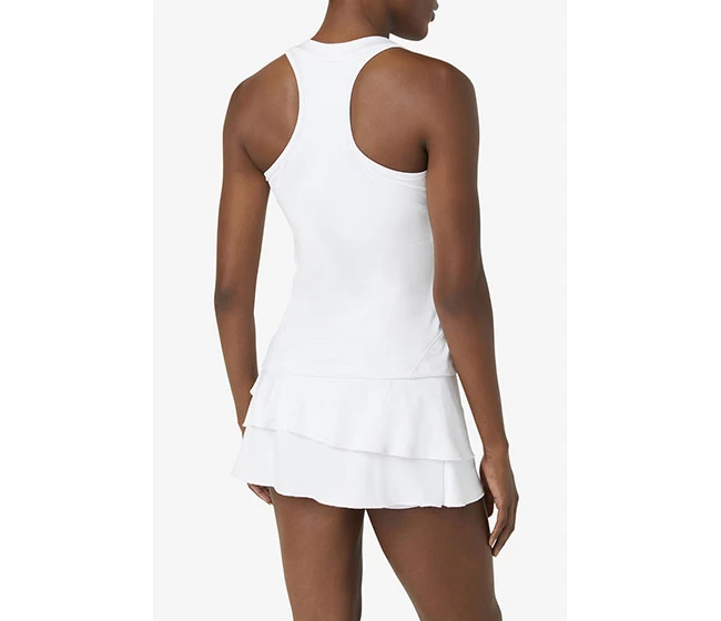 FILA Pickleball Halter Tank (W) (White) 4 FILA Pickleball Halter Tank (W) (White) - Image 2