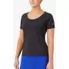FILA Pickleball Solid Short Sleeve Tee (W) (Black) 2 FILA Pickleball Solid Short Sleeve Tee (W) (Black) -Pickleball Shop CFPWT5 BLK