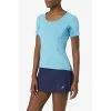 FILA Pickleball Solid Short Sleeve Tee (W) (Turquoise) -Pickleball Shop CFPWT6 TURQ 1