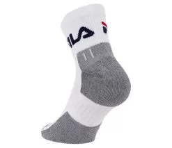 FILA Quarter Crew Sock (White) -Pickleball Shop CFS0 WHT 2