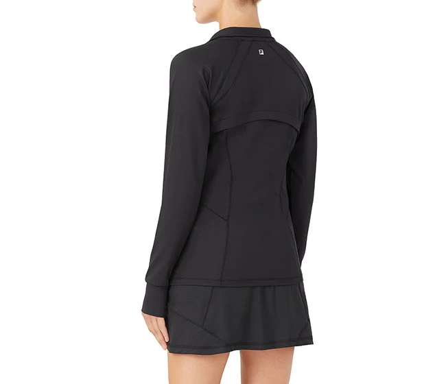 FILA Essentials Jacket (W) (Black) 4 FILA Essentials Jacket (W) (Black) - Image 2